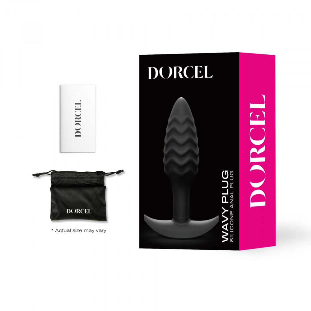 Анальная пробка - Анальная пробка Dorcel WAVY PLUG, диаметр 3 см, силикон 4