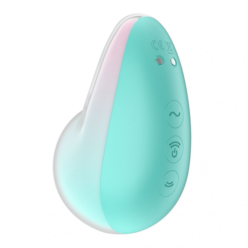 Вибраторы вакуумные - Вакуумный вибратор Satisfyer Pixie Dust Mint/Pink 3