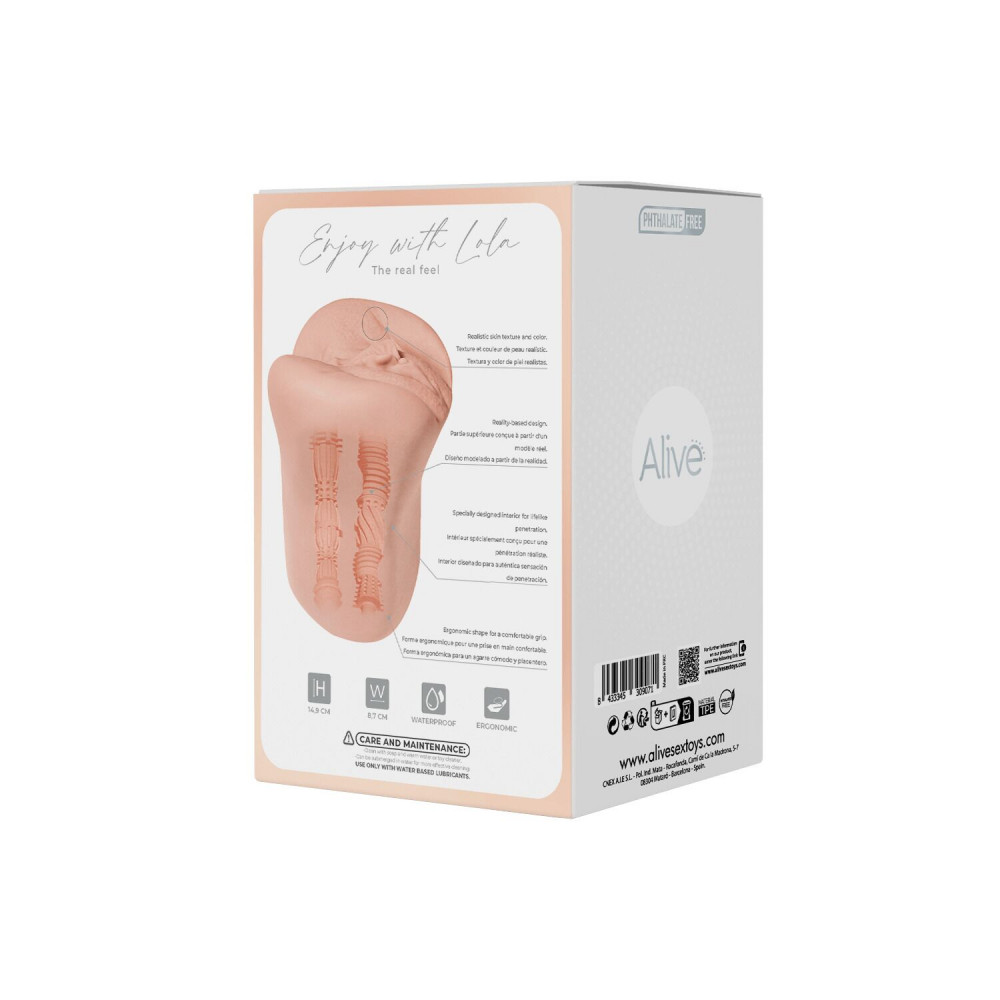 Мастурбаторы вагины - Мастурбатор Alive Lola Super Realistic Masturbator L Flesh 7