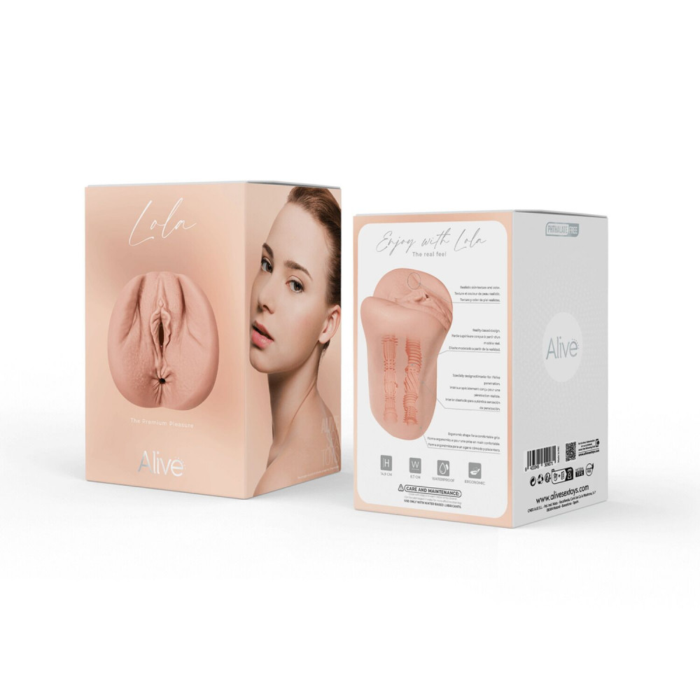 Мастурбаторы вагины - Мастурбатор Alive Lola Super Realistic Masturbator L Flesh 5