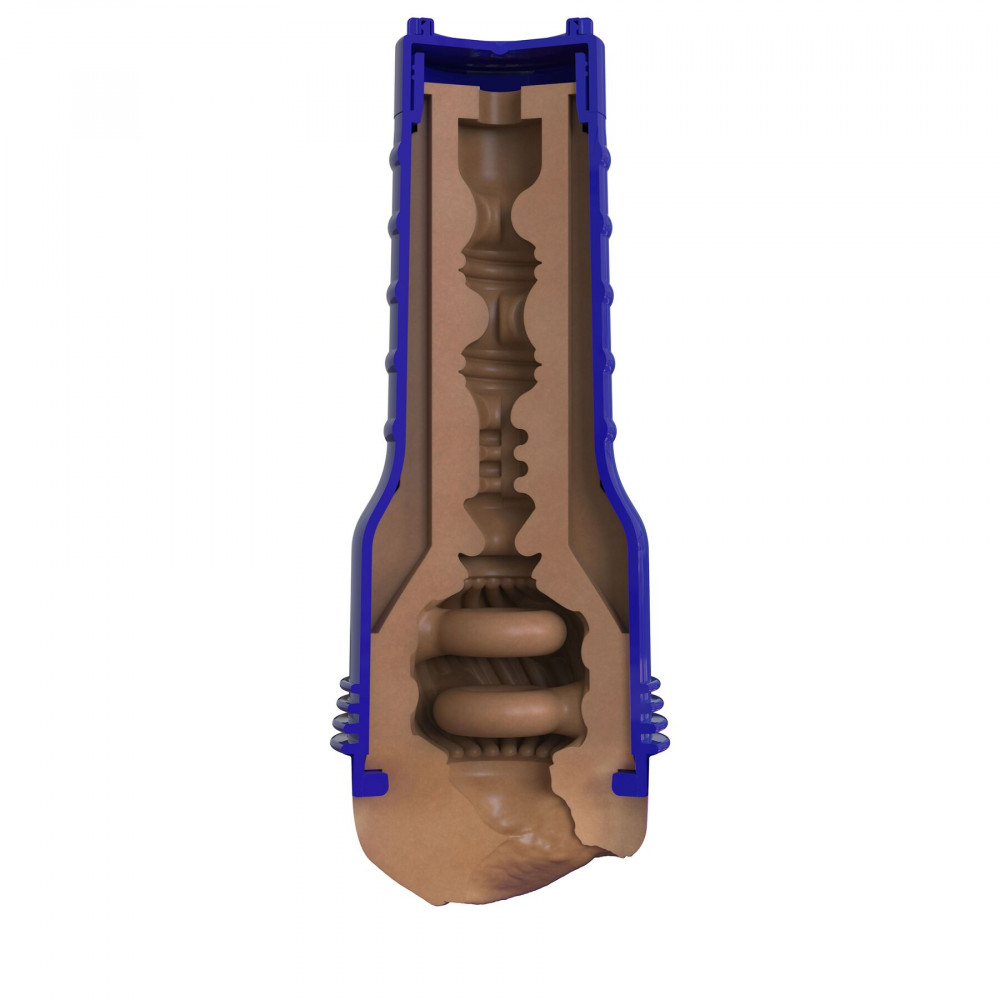 Мастурбаторы вагины - Мастурбатор-вагина Fleshlight Boost Bang Medium Dark Flesh, плавающие кольца Turbo Tech 3