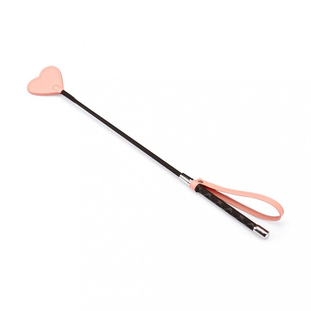 Плети, стеки, флоггеры, тиклеры - Шлепалка Liebe Seele Dark Candy Pink Riding Crop