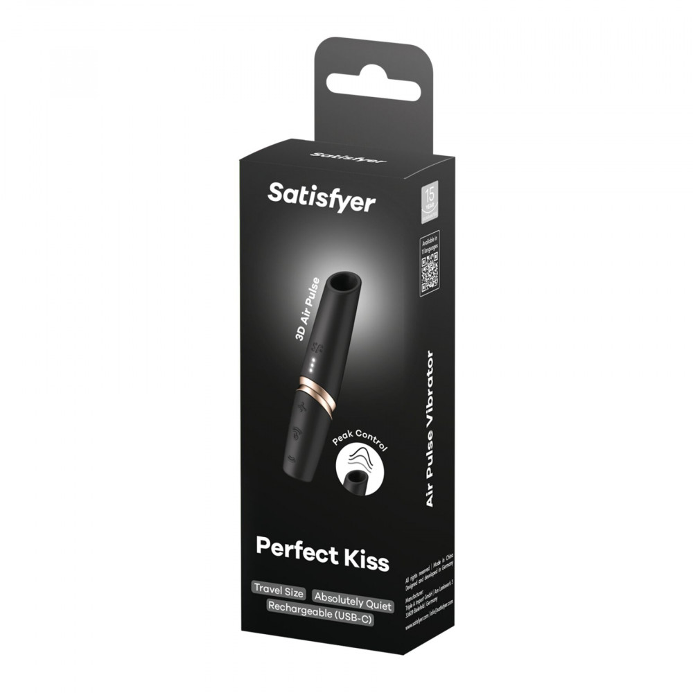 Вибраторы вакуумные - Вакуумный стимулятор Satisfyer Perfect Kiss 4