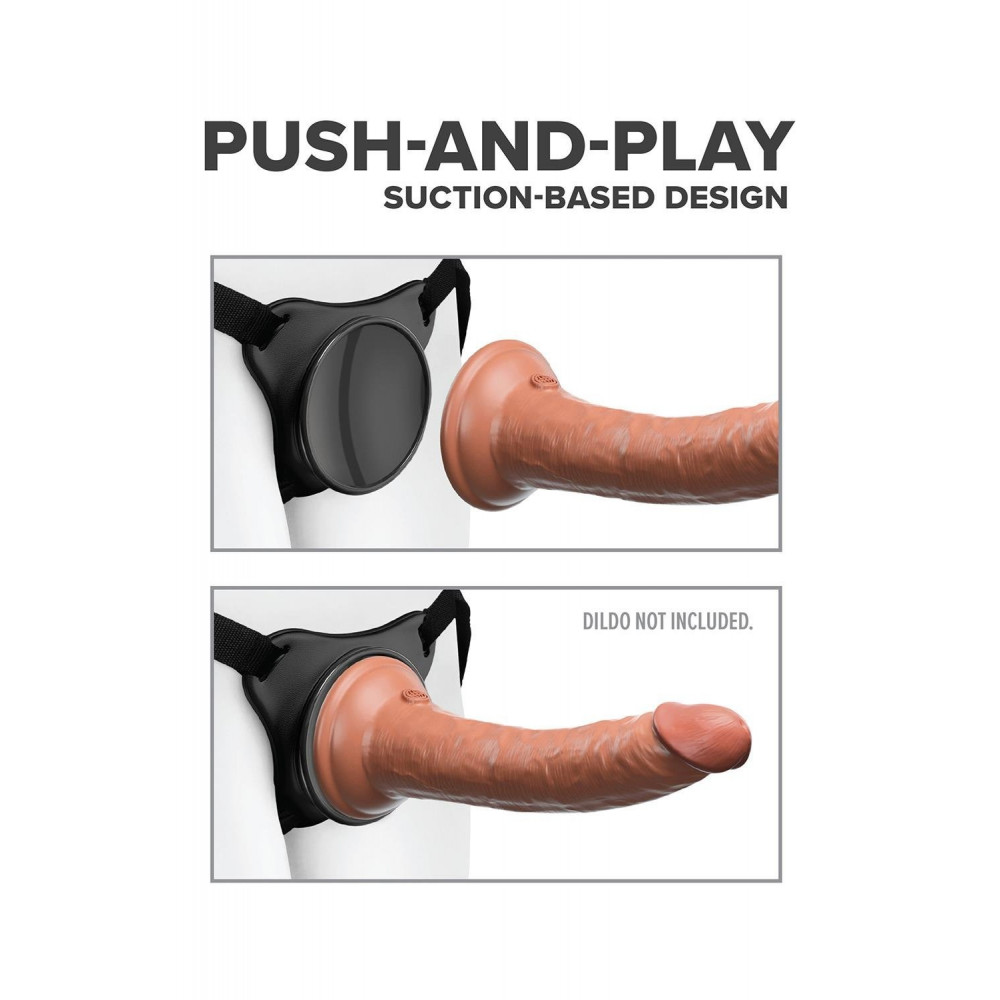Секс игрушки - Трусики для страпона с присоской Pipedream Body Dock Original чёрные 2