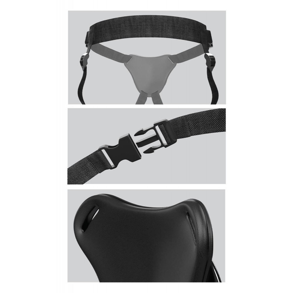 Секс игрушки - Трусики для страпона с присоской Pipedream Body Dock Original чёрные 4
