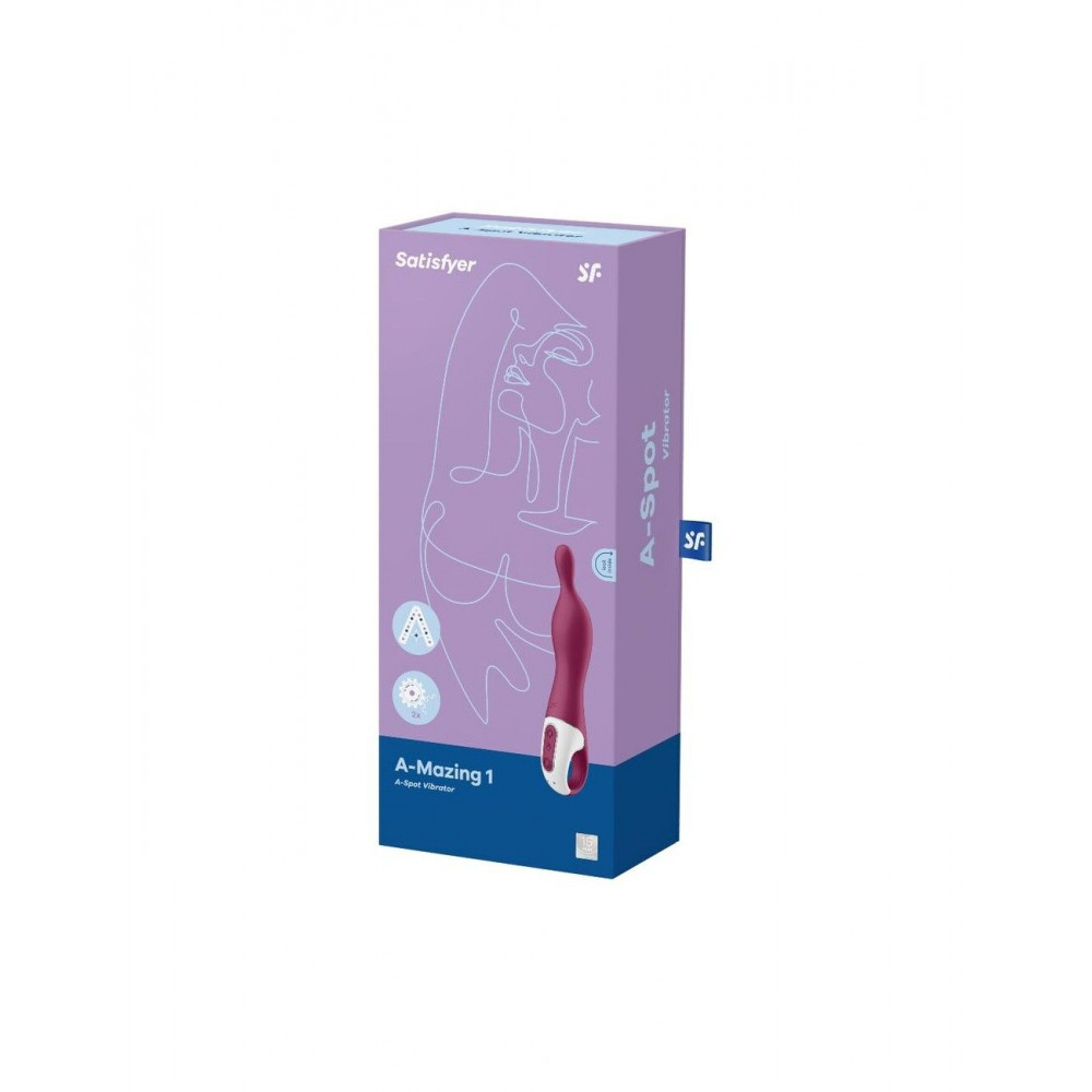 Стимулятор точки G - Вибратор для точки А Satisfyer A-Mazing 1 Berry  1