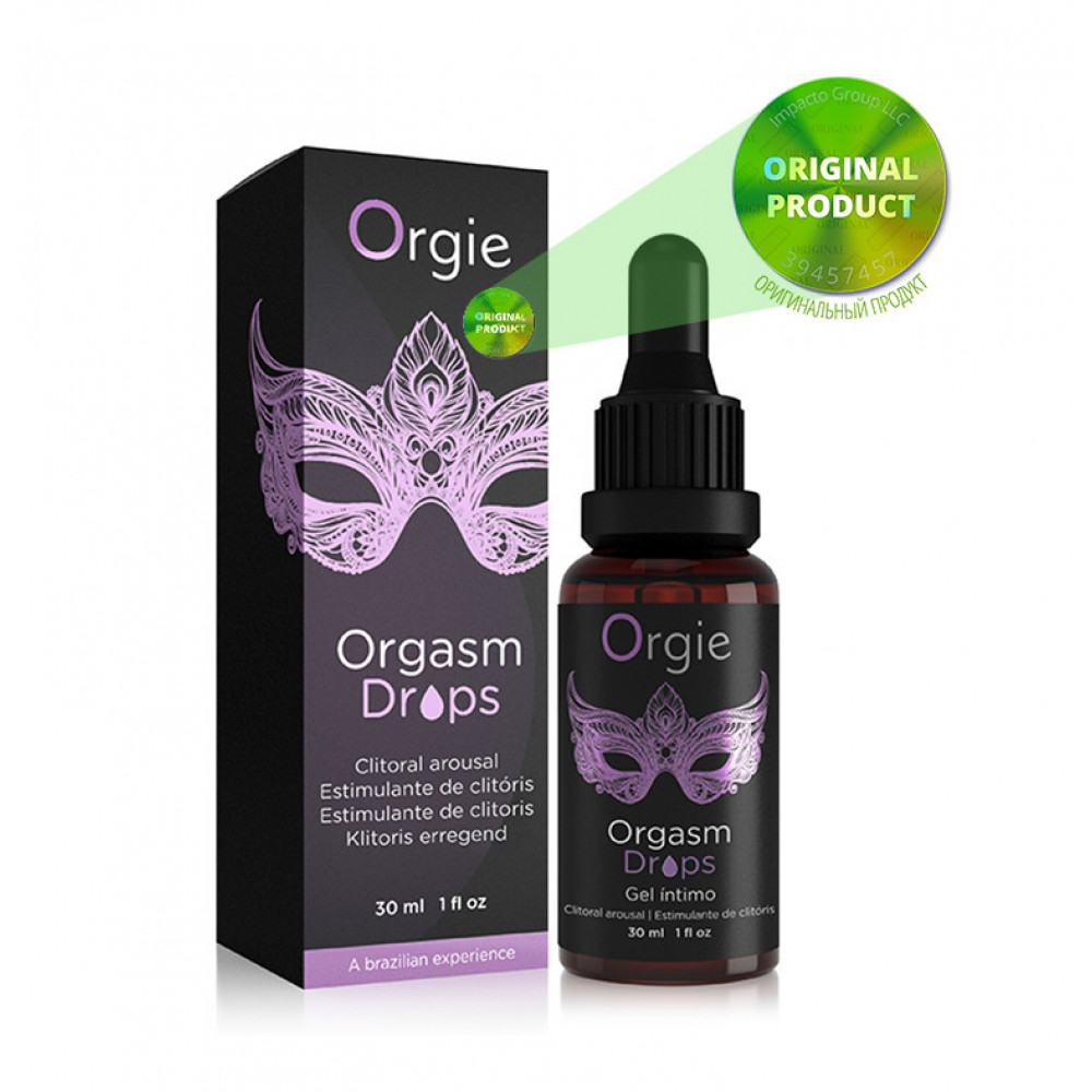 Женские возбудители - Возбуждающие капли для клитора «ORGASM DROPS» Orgie