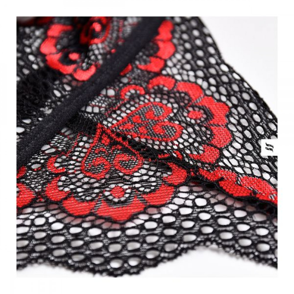 Эротическое белье - Боди Obsessive Megies teddy black L/XL 4