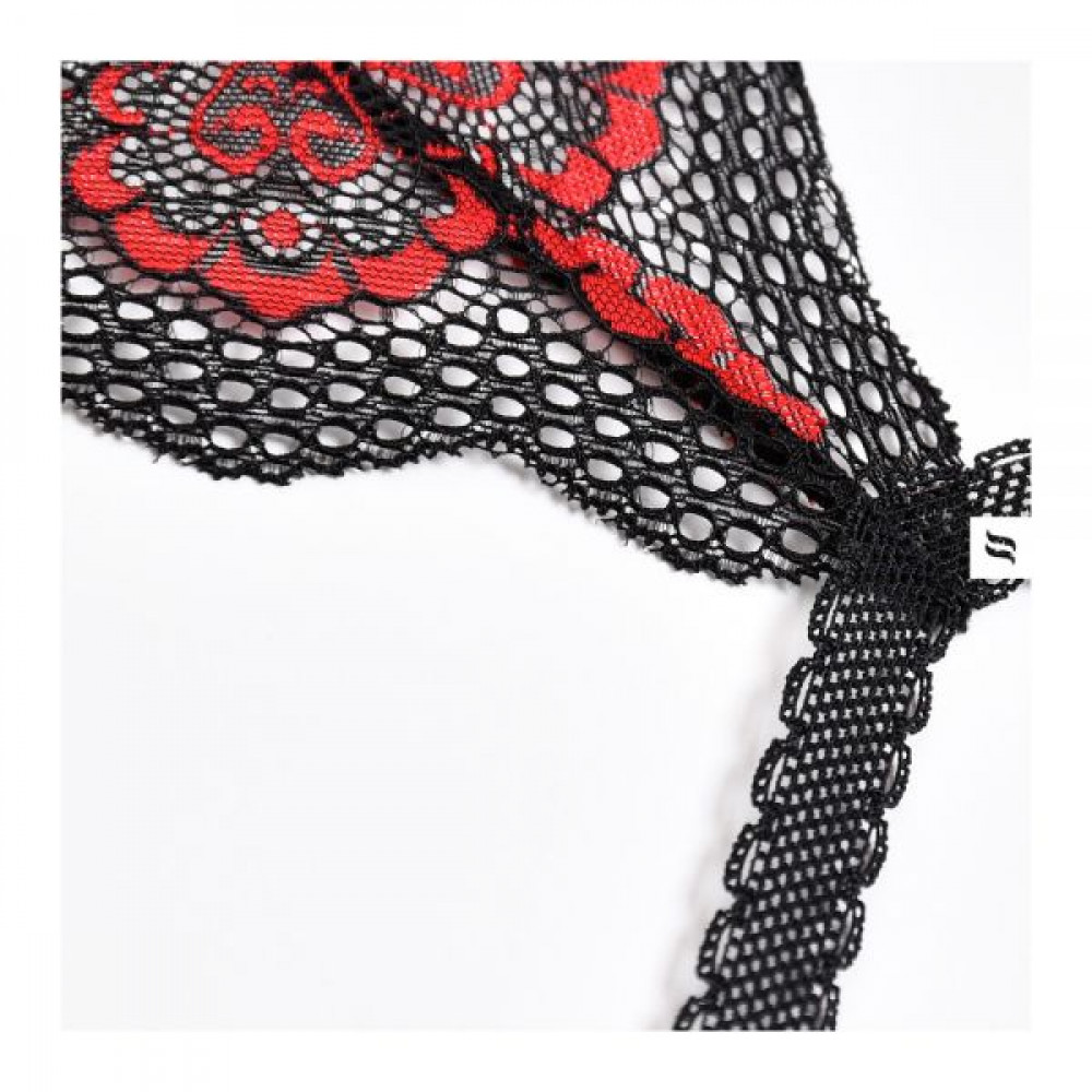 Эротическое белье - Боди Obsessive Megies teddy black L/XL 5