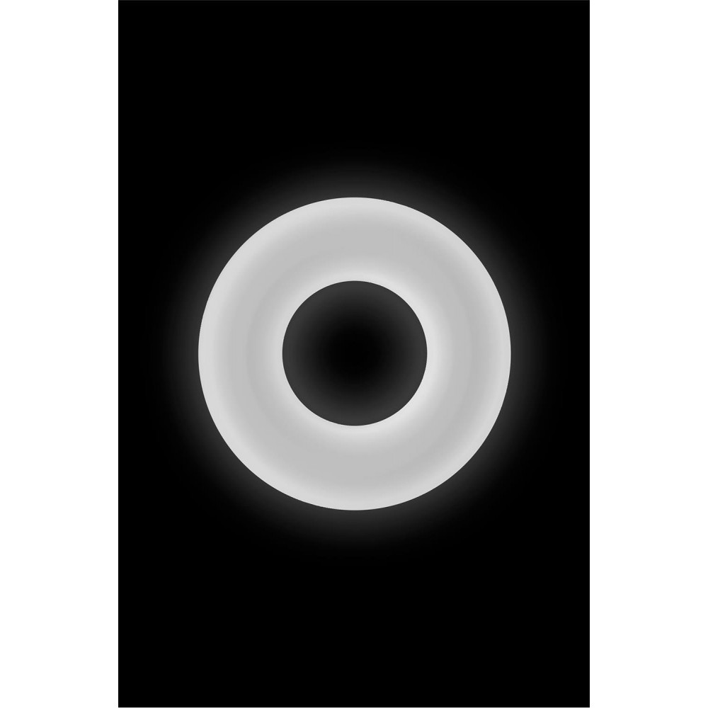 Секс игрушки - Эрекционное кольцо для пениса иллюмисцентное NS Novelties Firefly Bubble Rings белое, Medium 2