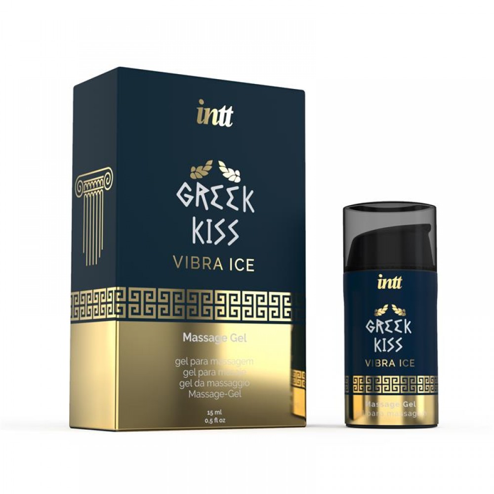 Анальные смазки - Гель для римминга (анилингуса) и анального секса Intt Greek Kiss с вибрацией