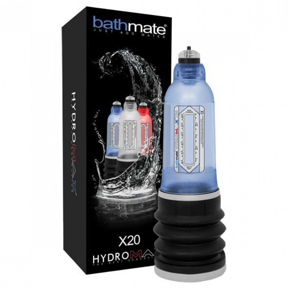Гидропомпы - Гидропомпа Bathmate Hydromax 5 Blue (X20), для члена длиной от 7,5 до 12,5см, диаметр до 4,5см 3