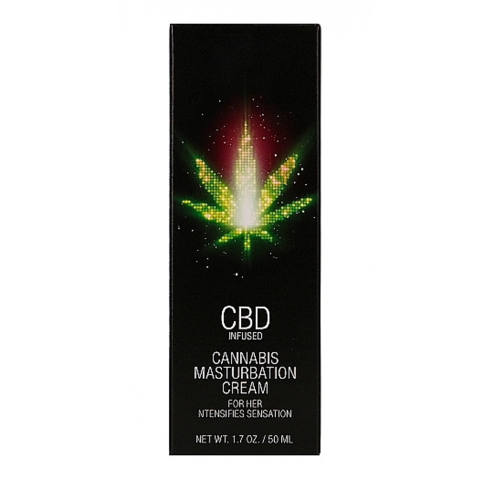 Лубриканты - Стимулирующий крем для женщин Shots - CBD Cannabis Masturbation Cream For Her, 50 ml 6