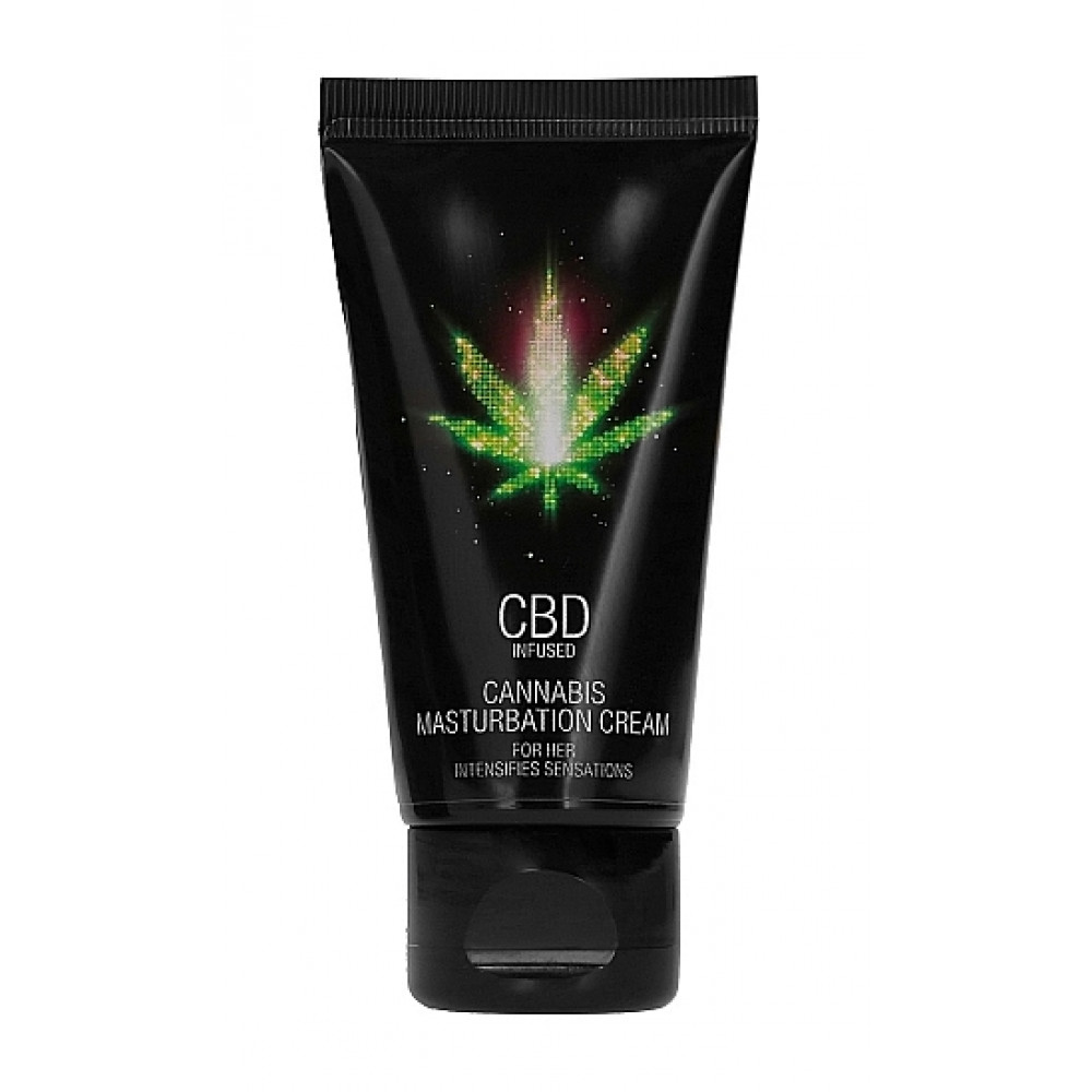 Лубриканты - Стимулирующий крем для женщин Shots - CBD Cannabis Masturbation Cream For Her, 50 ml 7
