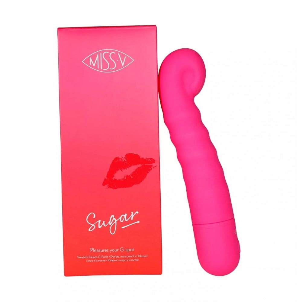 Стимулятор точки G - Вагинальный вибратор Sugar - Passion Pink Miss V, розовый