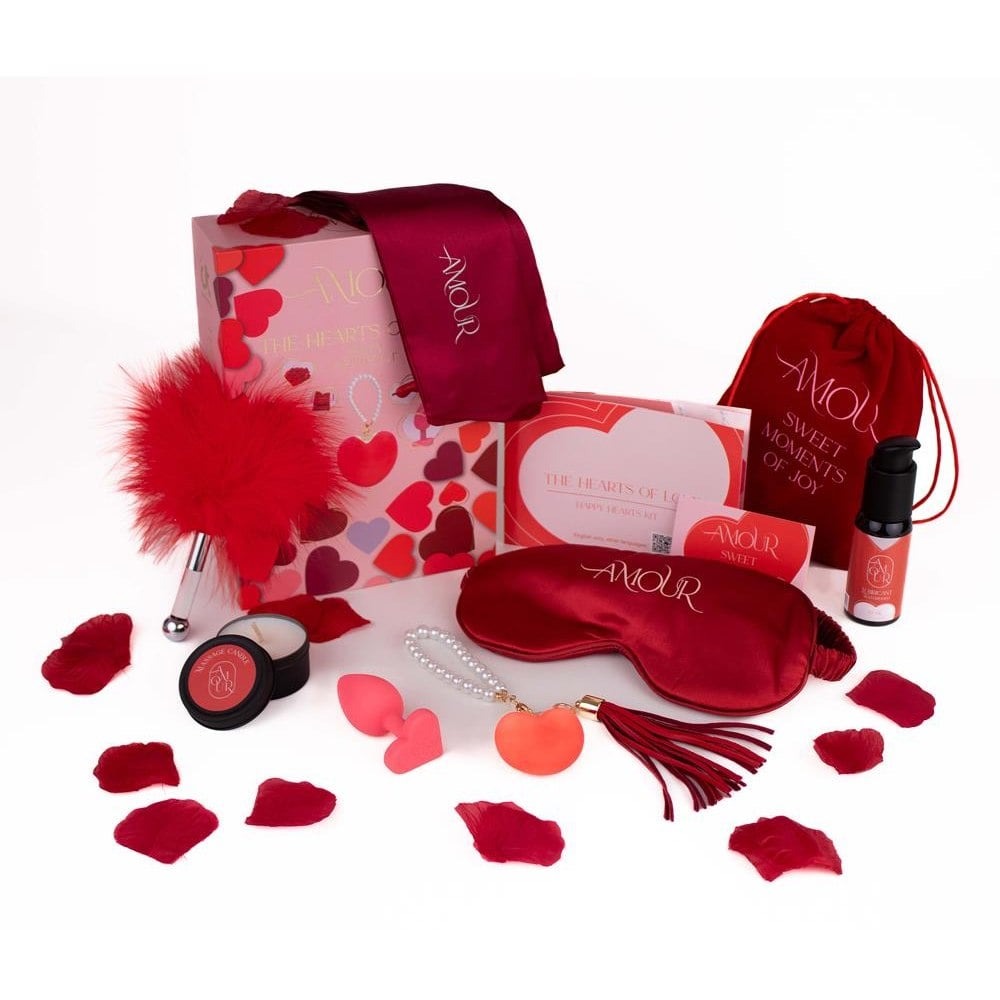 Секс игрушки - Набор эротических гаджетов Dream Toys Amour The Hearts of Love, красный