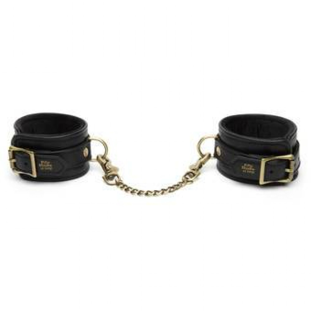 Наручники, веревки, бондажы, поножи - Поножи из эко-кожи Fifty Shades of Grey Bound to You Faux Leather Ankle Cuffs
