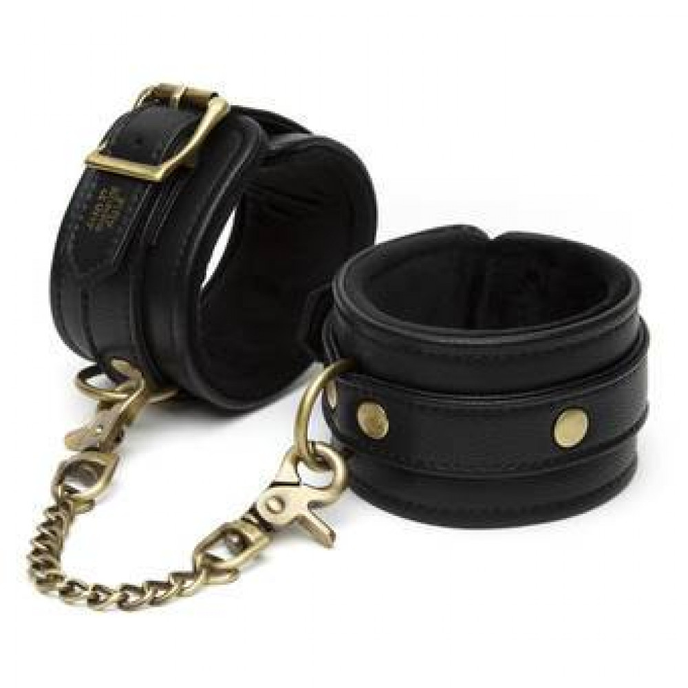 Наручники, веревки, бондажы, поножи - Поножи из эко-кожи Fifty Shades of Grey Bound to You Faux Leather Ankle Cuffs 2