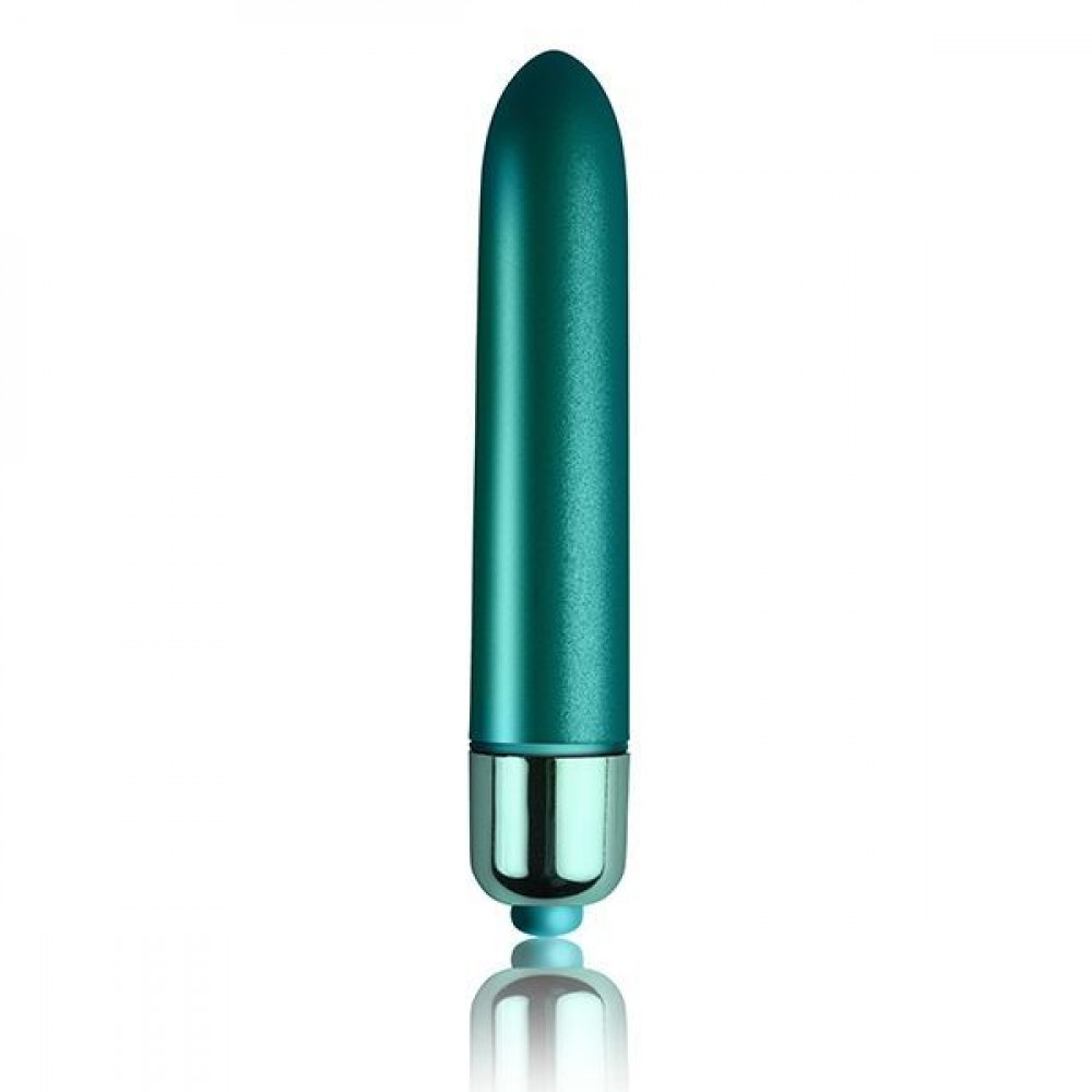 Клиторальный вибратор - Вибропуля Rocks Off RO-90mm Touch of Velvet Peacock Petals матовая, 10 режимов работы, на батарейке