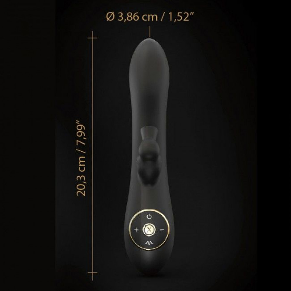 Вибратор-кролик - Вакуумный вибратор кролик Dorcel DIVINE RABBIT с вибрацией, 10 режимов вибрации: 3 режима вакуума 2