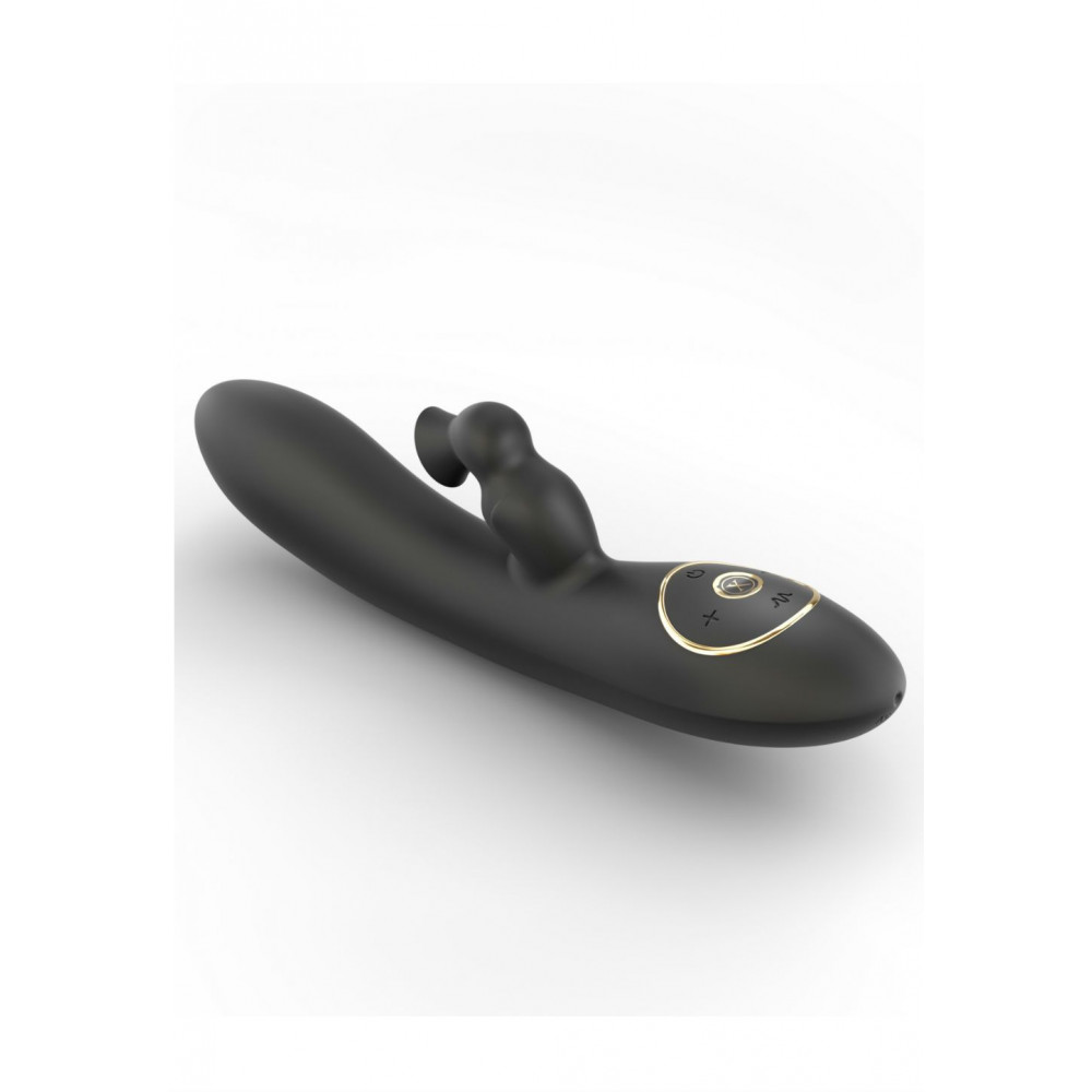 Вибратор-кролик - Вакуумный вибратор кролик Dorcel DIVINE RABBIT с вибрацией, 10 режимов вибрации: 3 режима вакуума 5
