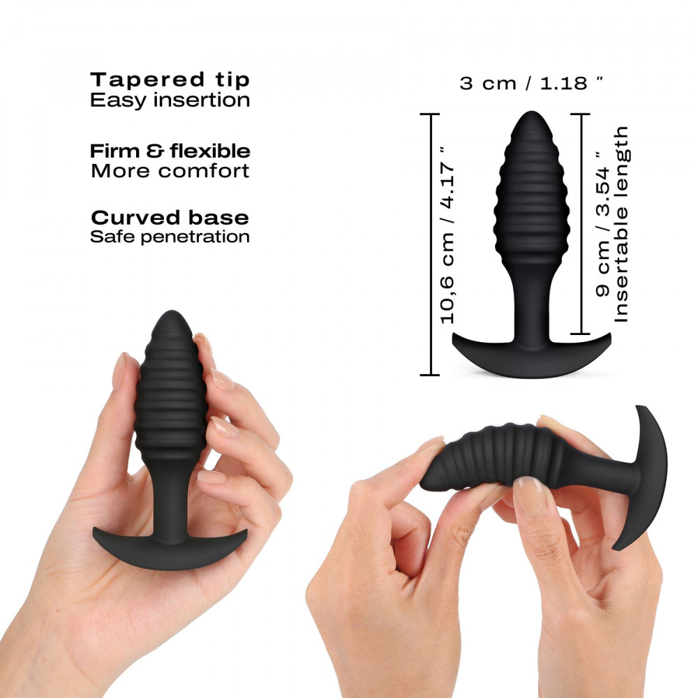 Анальная пробка - Анальная пробка Dorcel SPIRAL PLUG, диаметр 3 см, силикон 5