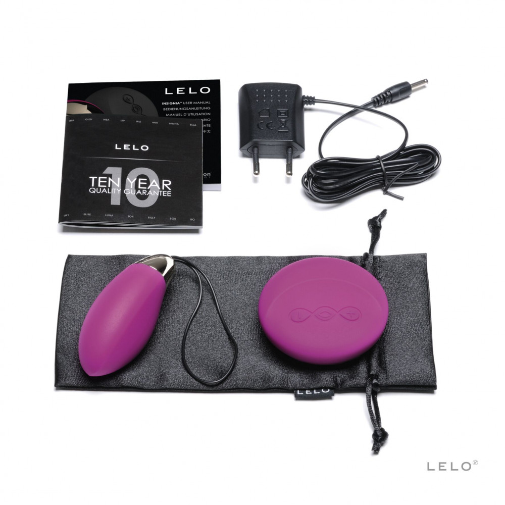 Виброяйцо - Виброяйцо LELO Lyla 2 Deep Rose, водонепроницаемое, пульт ДУ с вибрацией, технология SenseMotion 1