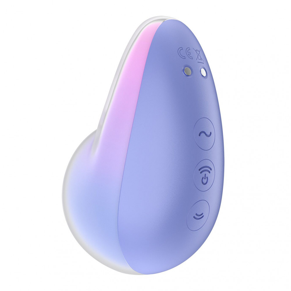 Вибраторы вакуумные - Вакуумный вибратор Satisfyer Pixie Dust Violet/Pink 3