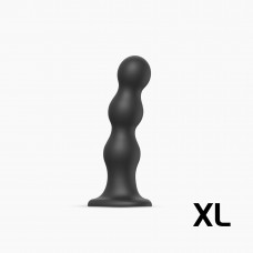Насадка для страпона Strap-On-Me Dildo Plug Balls Black XL