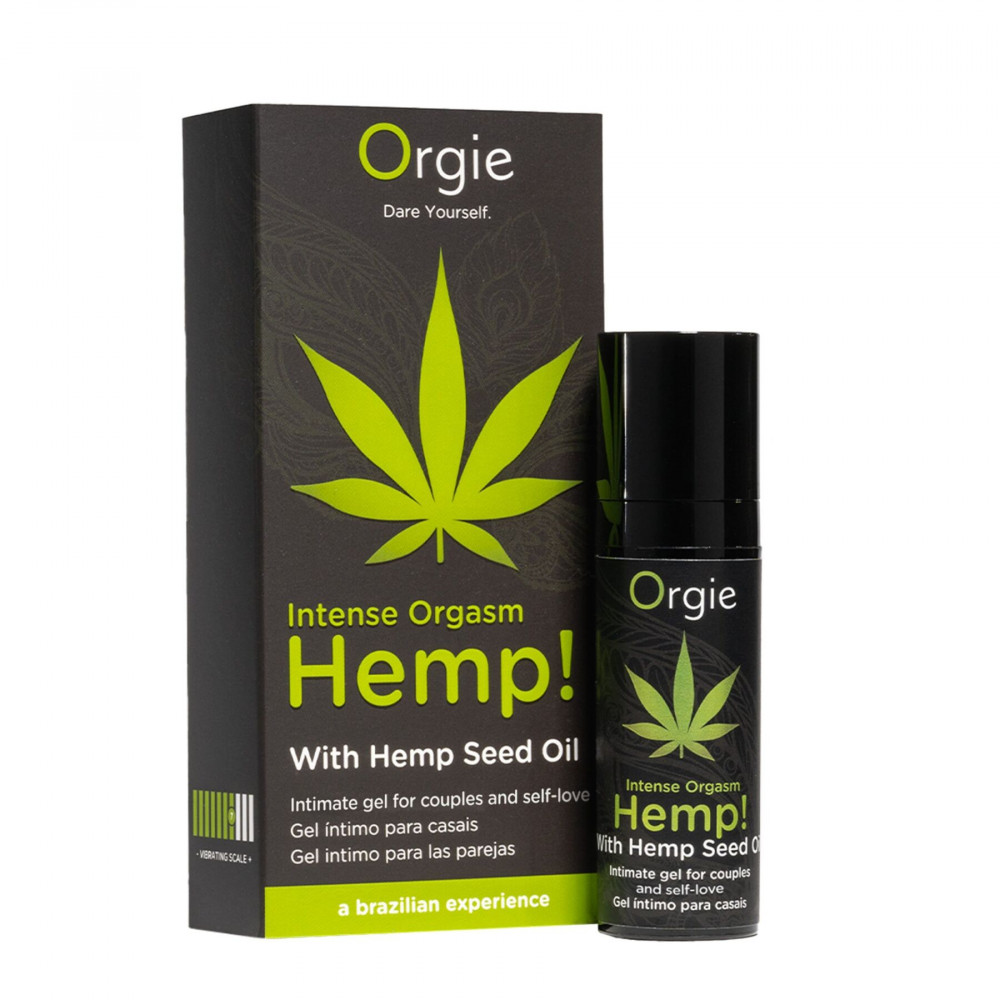 Женские возбудители - Стимулирующий гель для клитора Orgie - Hemp! Intense Orgasm (15 мл)