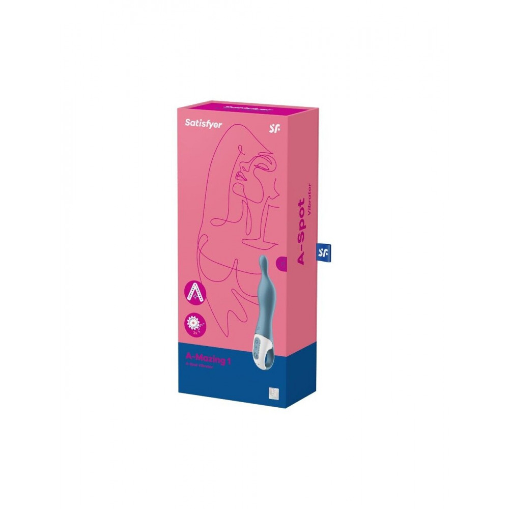 Стимулятор точки G - Вибратор для точки А Satisfyer A-Mazing 1 Blue 1