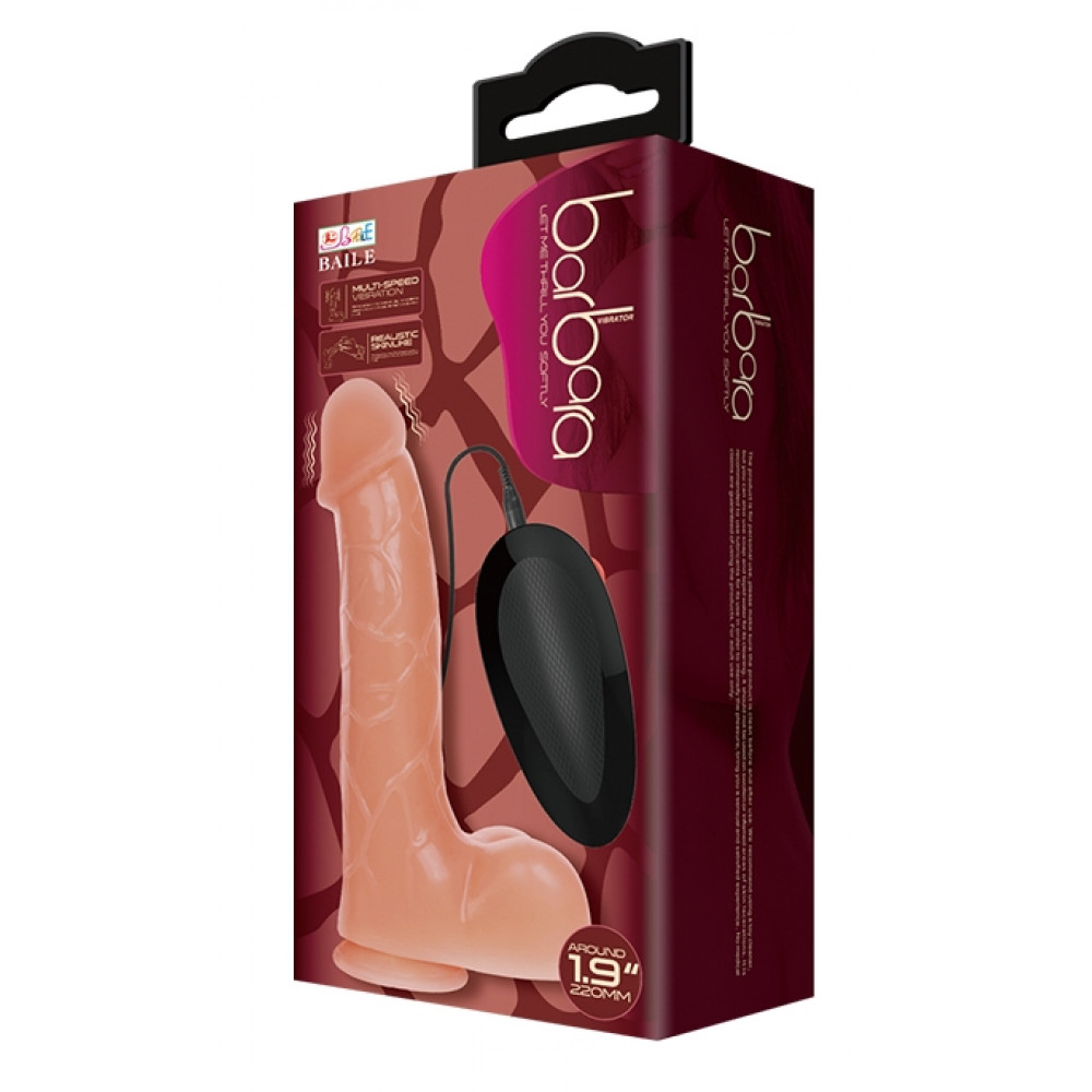 Вибратор - Вибратор на присоске BAILE - Barbara Multi-speed vibration, BW-008074ZSY 1