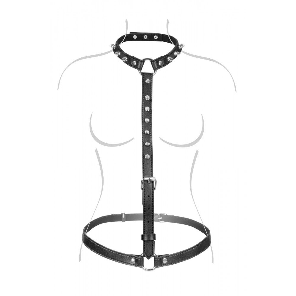 Чокеры, портупеи - Портупея на тело Fetish Tentation Sexy Adjustable Harness