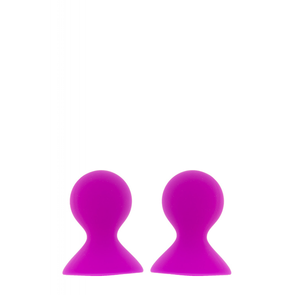 БДСМ игрушки - Стимуляторы на соски LIT-UP NIPPLE SUCKERS LARGE PINK