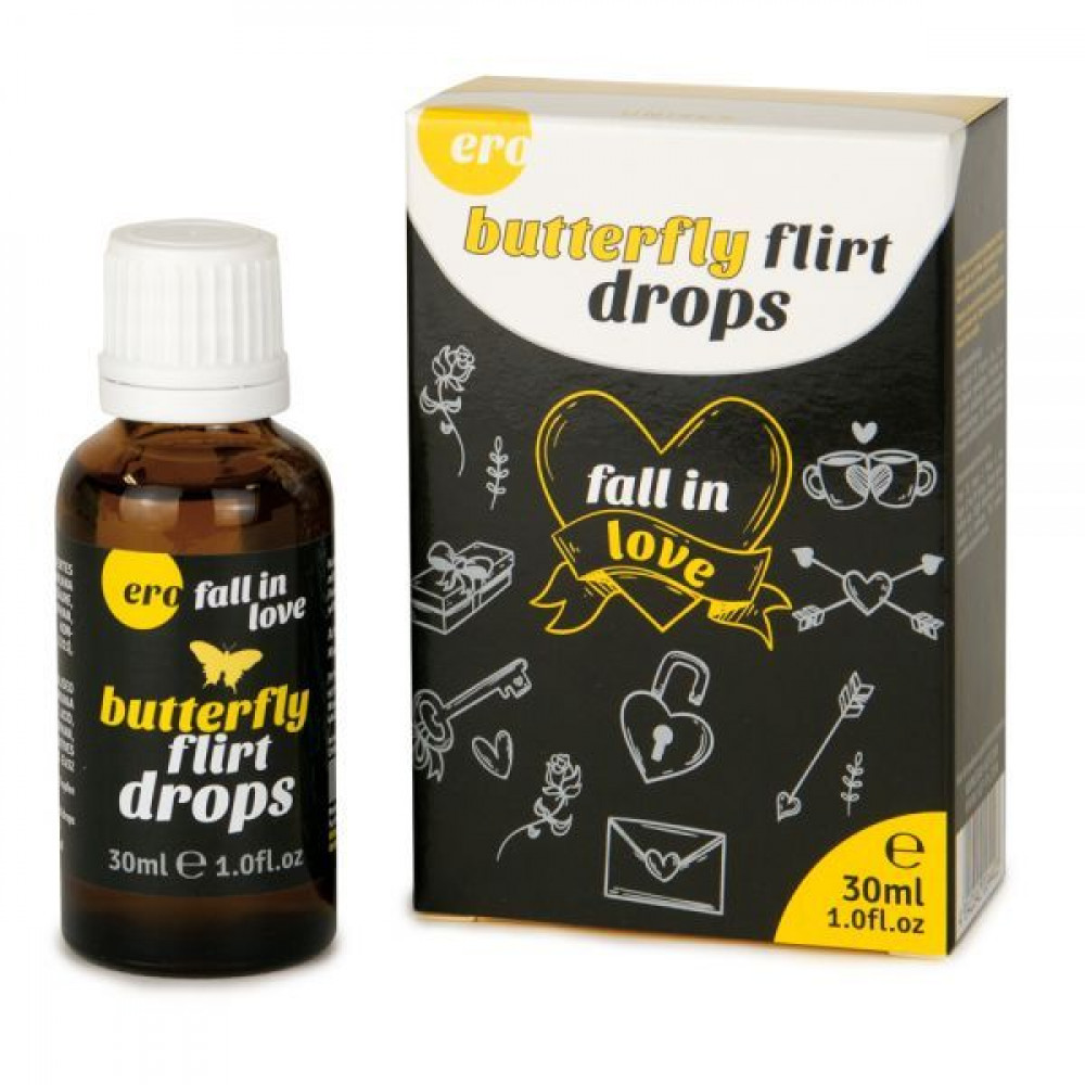 Возбуждающие капли - Возбуждающие капли для двоих ERO Butterfly Flirt Drops, 30 мл