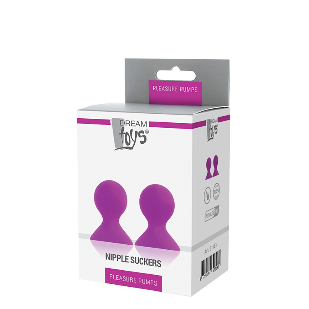 БДСМ игрушки - Стимуляторы на соски LIT-UP NIPPLE SUCKERS LARGE PINK 1
