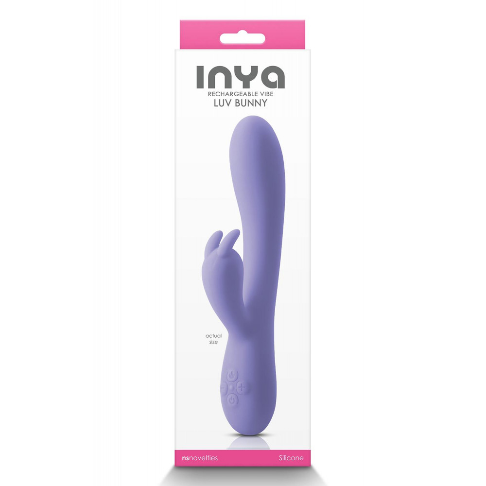 Секс игрушки - Вибратор кролик NS Novelties INYA LUV BUNNY PURPLE 3