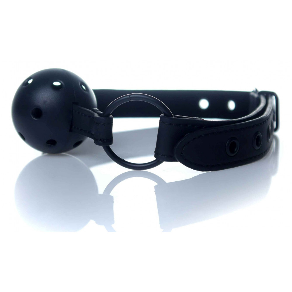 Электростимуляторы - Кляп Fetish Boss Series - Ball Gag rubber Black 3, BS6100035 5