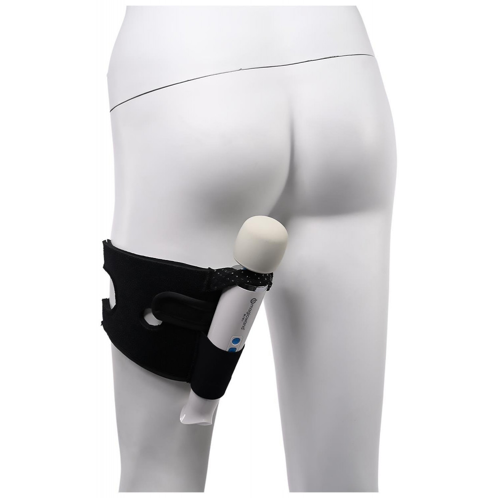 Секс игрушки - Фиксатор на ногу для игрушек Sportsheets Pivot Forced O Strap черный 4