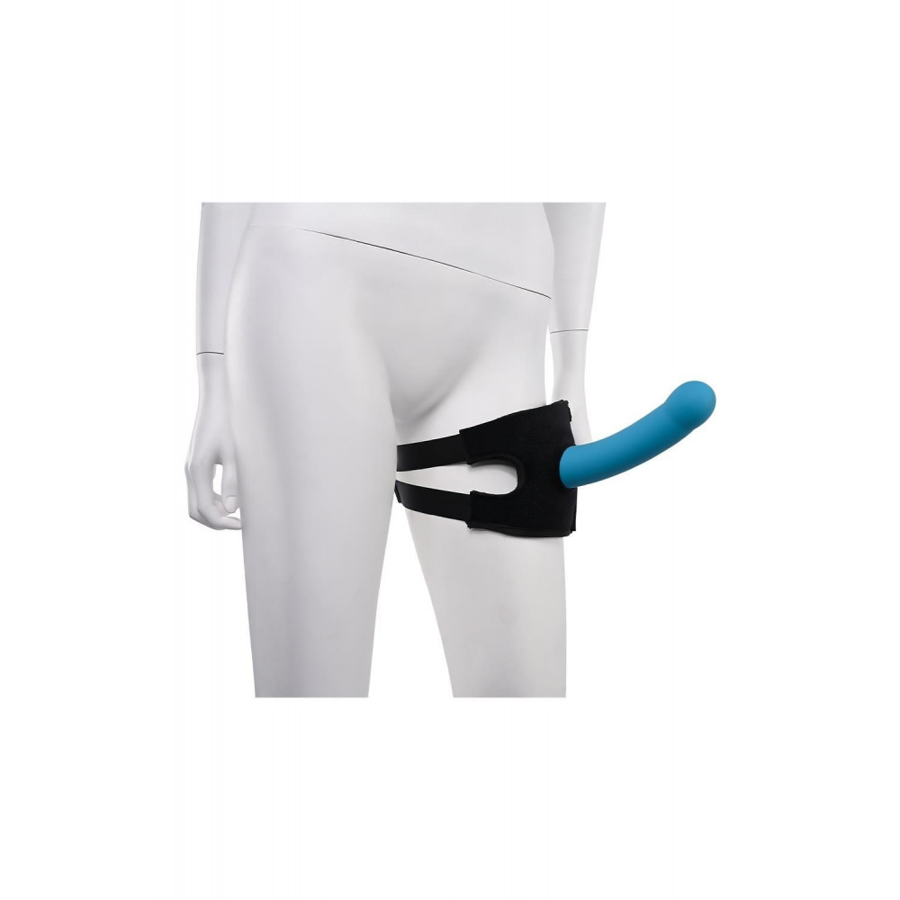 Секс игрушки - Фиксатор на ногу для игрушек Sportsheets Pivot Forced O Strap черный 5