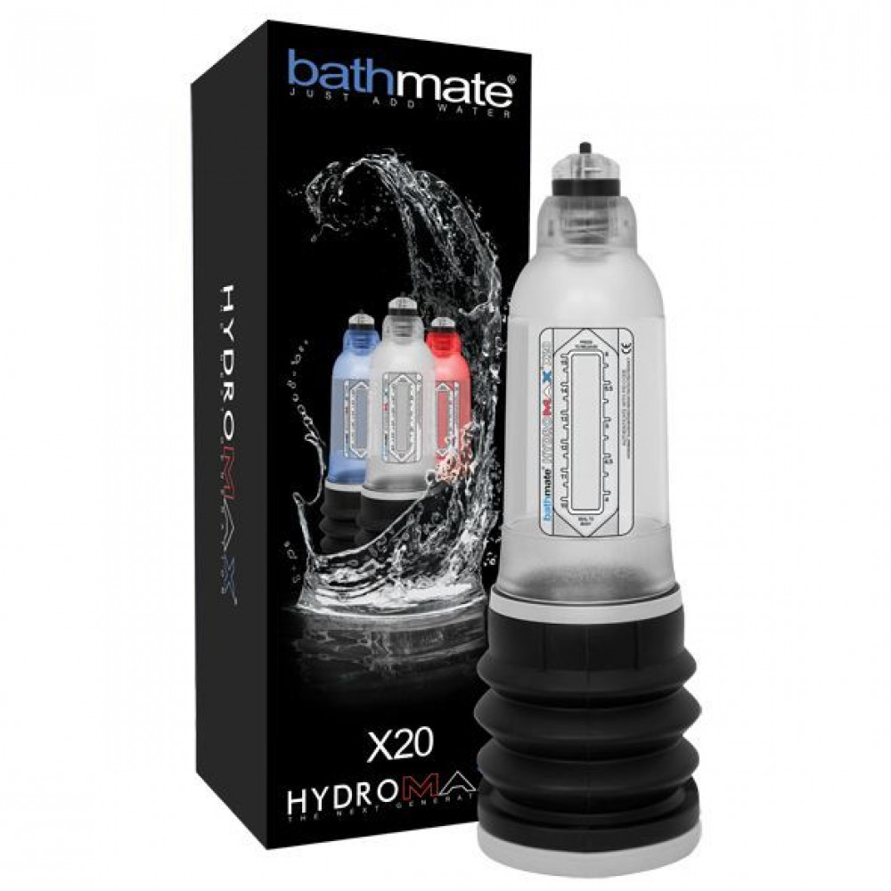Гидропомпы - Гидропомпа Bathmate Hydromax 5 Clear (X20), для члена длиной от 7,5 до 12,5см, диаметр до 4,5см 3