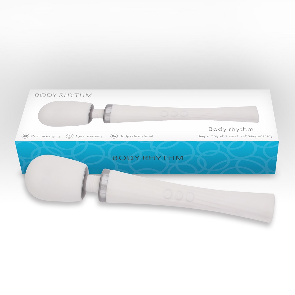 Секс игрушки - Микрофон с гибкой головкой Chisa Body Rhythm Ryra The Wand, белый