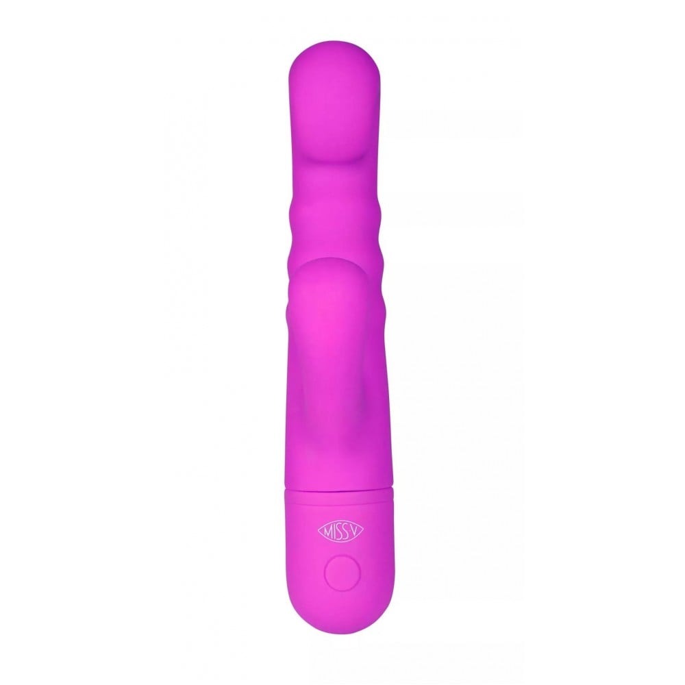 Вибратор-кролик - Вибратор-кролик Peachy Pretty Violet Miss V, розовый 1