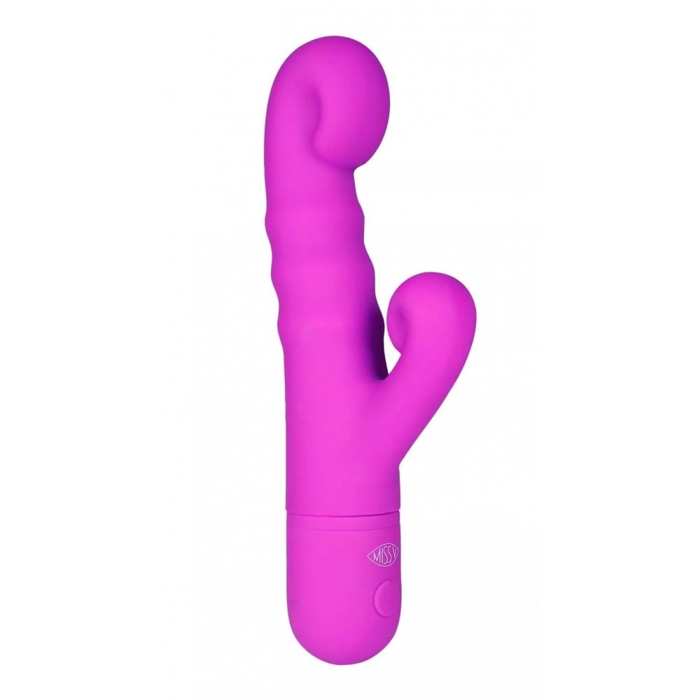 Вибратор-кролик - Вибратор-кролик Peachy Pretty Violet Miss V, розовый 2
