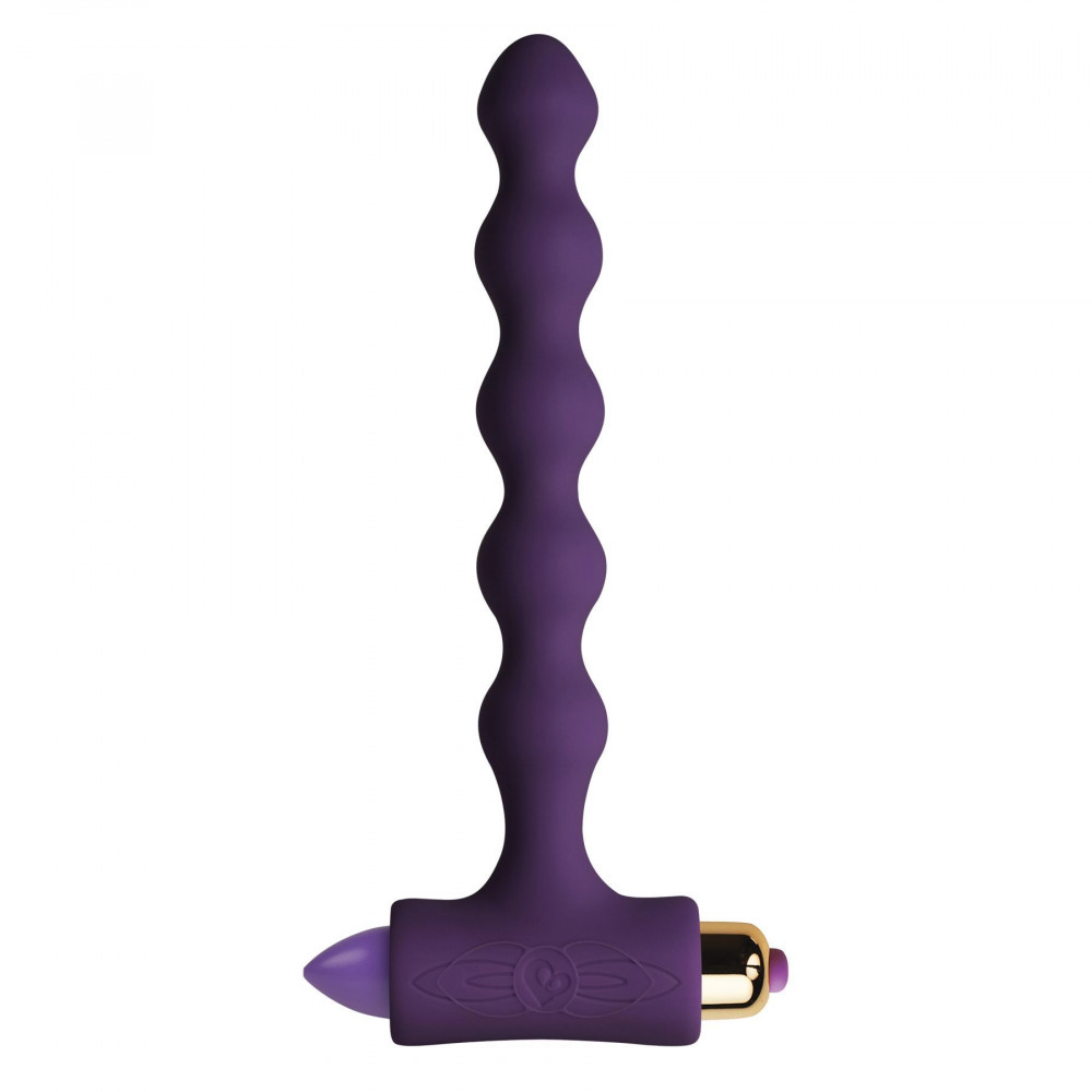 Анальные вибраторы - Анальный вибратор Rocks Off Petite Sensations - Pearls Purple