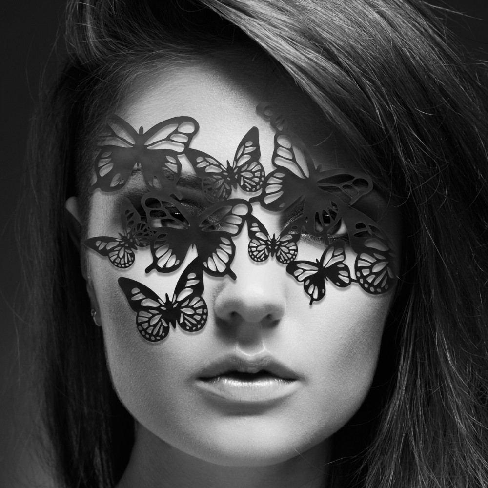 Маски - Маска на лицо Bijoux Indiscrets - Sybille Mask, виниловая, клеевое крепление, без завязок 1