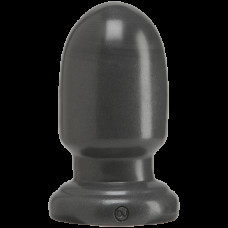 Анальная пробка для фистинга Doc Johnson American Bombshell - Shell Shock S Gun Metal, диаметр 7,4см