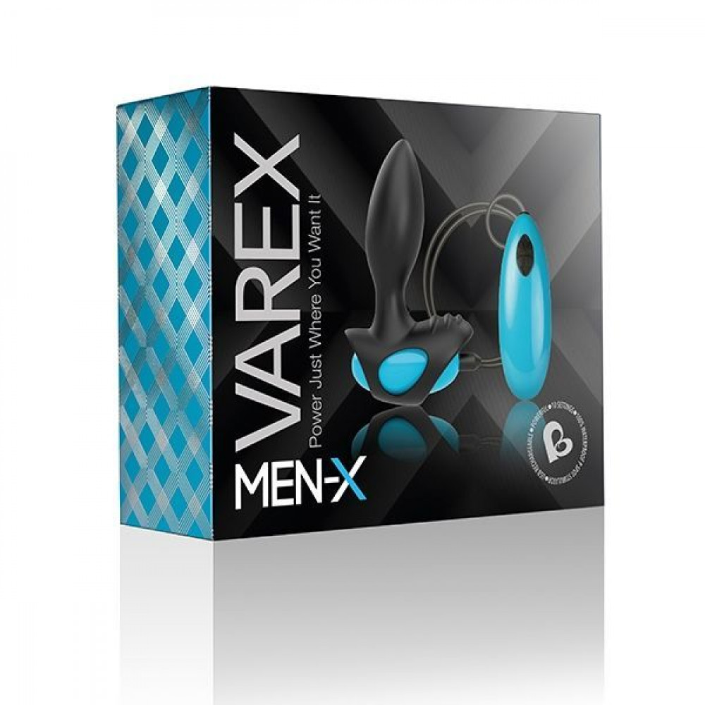 Анальные пробки с вибрацией - Анальная вибропробка Rocks Off Men-X - Varex 6