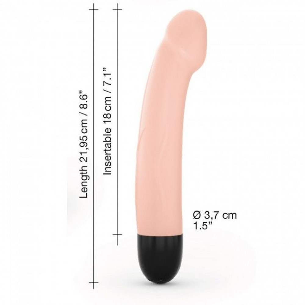 Вибратор - Вибратор Dorcel Real Vibration M Flesh 2.0, диам 3,7см, перезаряжаемый, для точки G 2