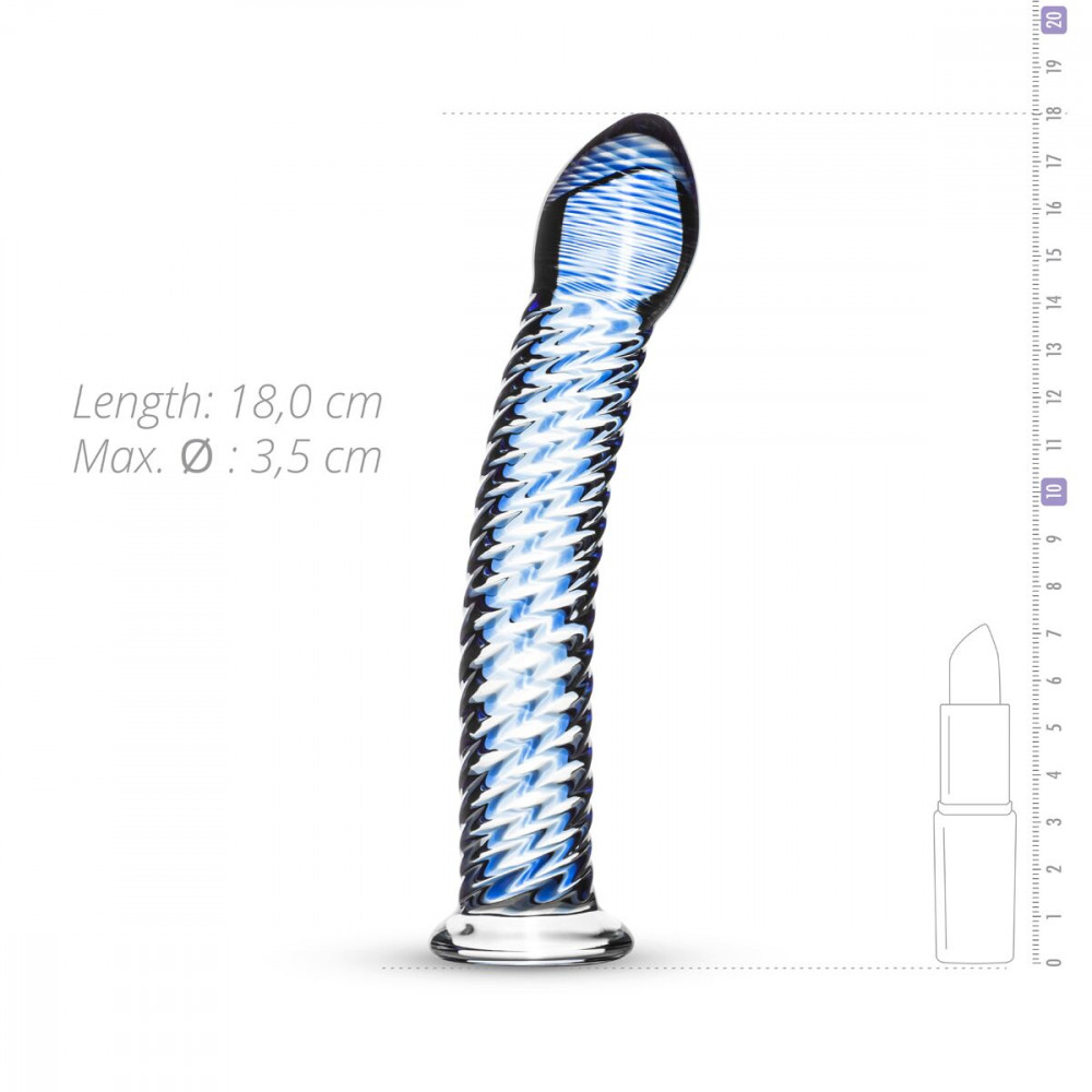 Дилдо - Стеклянный дилдо Gildo Glass Dildo No. 5 4